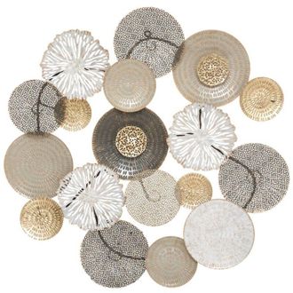 Atmosphera Atmosphera - Decoraci&oacute;n De Pared &laquo;l&eacute;ana&raquo; - Metal 80 X 80 Cm Cr&eacute;ateur DInt&eacute;rieur