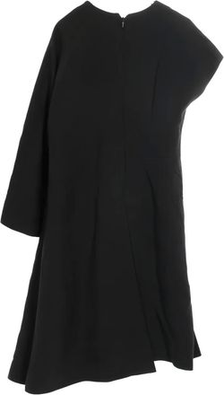 Fendi 2010s asymmetry deformation dress - Black