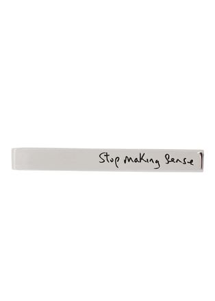 Paul Smith Stop Making Sense Brass tie Clip - Multicoloured 1 - One Size