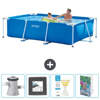 Intex Piscina Con Estructura Rectangular - 260x160x65 Cm - 5-piezas Scb131