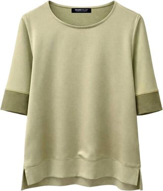 Frank Walder Frank Walder - Top korte mouw - Dames - Tops - Groen - Maat: 4XL
