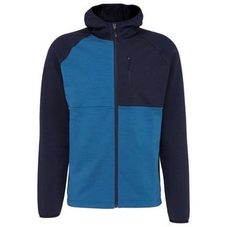 Stoic MerinoFleece335 KuolpaSt. III Zip Hoody Merinohoodie f&uuml;r Herren | blau