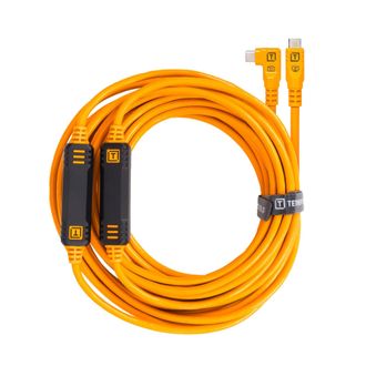 OEM Tether Tools Tetherpro - Cable Usb-c A Usb-c, 9,4 M, Recto A &Aacute;ngulo Recto Con Tetherboosts Dobles En L&iacute;nea Y Transferencia De Datos Exclusiva, Color N