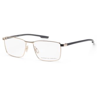 Porsche Design Mens 55mm Gold Dark Blue Opticals