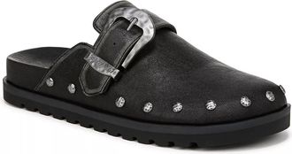Blowfish Womens Skylar Clogs In Distressed Faux Black