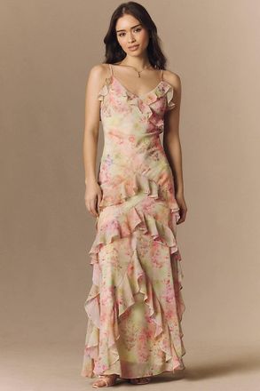 BHLDN Garden Floral Maxi Dress