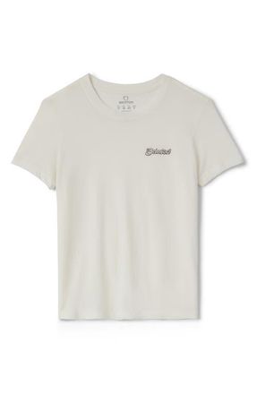 Brixton Pinned Slim Fit Crewneck T-Shirt in Off White at Nordstrom, Size X-Small