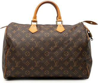 Louis Vuitton 1999 Monogram Speedy 35 boston bag - Brown