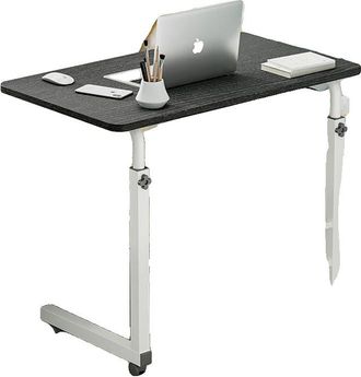 OEM Escritorio M&oacute;vil, Altura Regulable, F&aacute;cil De Transportar, Negro