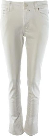 Jacob Cohen Nick Slim Jeans - Heren - Slim Fit Broeken - Wit - W38 - Katoen - Broeken