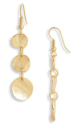 Karine Sultan Small Coin Dangle Earrings in Gold at Nordstrom