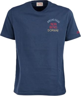 MC2 Saint Barth Portofino T-Shirt - Heren - T-shirts - Blauw - XL - Katoen - Tops