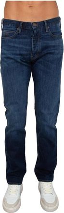 Emporio Armani 5 Pockets Pant - Heren - Slim Fit Jeans - Blauw - W42 - Katoen - Jeans