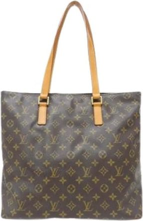 Louis Vuitton Pre-owned Tote Bags, female, Brown, Size: ONE SIZE Pre-owned Cabas Mezzo Tote Bag
