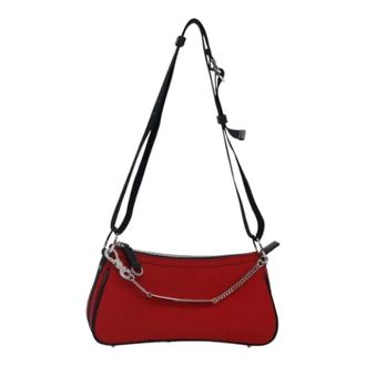 Dior Pre-owned Fabric dior-bags - Dames - Pre-owned - Rood - Maat: ONE Size Satijn