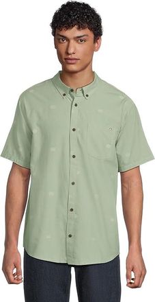 Billabong All Day Jacquard Short Sleeve Mens T Shirt Seafoam : 2XL, Cotton/Polyester