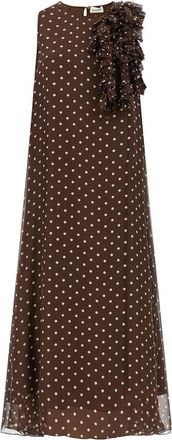 Parosh Brown Pallina dress