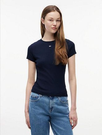 Tommy Hilfiger Ribbed Slim Crew Neck T-Shirt