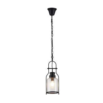 Lindby L&aacute;mpara Colgante rozalie En Negro De Metal - Lindby