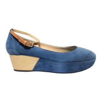 Tod's Tods, Wedges, female, Blue, Size: 8 1/2 US 1Gg192S