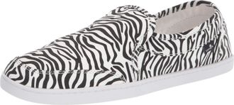 Sanuk Sanuk Pair O Dice Prints Flat Loafers Zebra 1110639-ZEB Womens