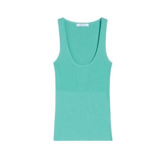 Max Mara Sleeveless Top - female - Max Mara - Sleeveless Tops - Blue - XS - Tops