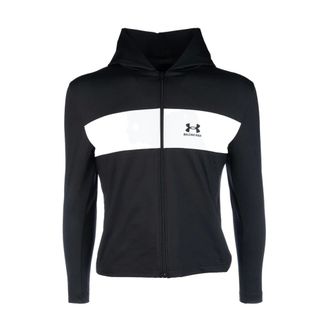 Balenciaga Stretch Polyester Hooded Sweatshirt - male - Balenciaga - Zip-throughs - Black - L - Sweatshirts & Hoodies