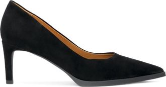 Kazar Klassieke zwarte su&egrave;de pumps - Dames - Pumps - Zwart - 35 EU - Su&egrave;de - Schoenen