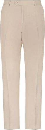HUGO BOSS Tailored Broeken - Heren - Nette broeken - Beige - M - Leer - Broeken