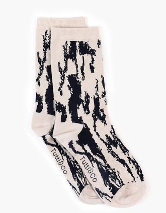 Tutti & Co Womens Driftwood Socks - White