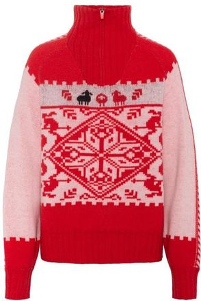 Kari Traa Saga Knit Pullover für Damen | rot/rosa