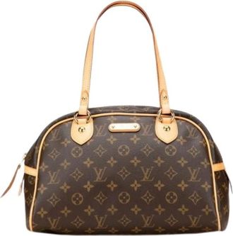Louis Vuitton Pre-owned Handbags, female, Brown, Size: ONE SIZE Pre-owned Canvas Handbag