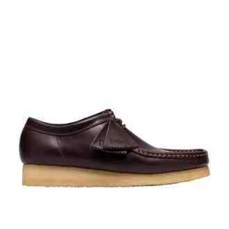 Clarks Wallabee - Heren - Veterschoenen - Bruin - 40 EU - Leer - Schoenen
