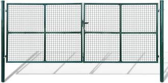vidaXL Puerta De Jard&iacute;n De Malla 415x150 Cm Vidaxl