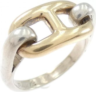 Herm&egrave;s Chaine Dancre Band Ring (Pre-Owned)