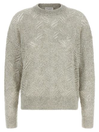 Brunello Cucinelli Gray Polyamide Womens Cardigan