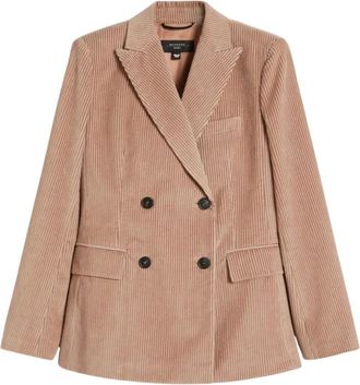 Max Mara Dames, Jassen, Roze, Maat: XS Katoen