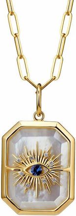 Syna Eye of The Cosmos Necklace in Mother Of Pearl at Nordstrom