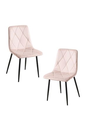 Regalos Miguel Regalos Miguel - Packs Sillas Comedor - Pack 2 Sillas Lyke Terciopelo - Rosa