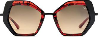Etnia Barcelona Sahara Sun BKRD Womens Sunglasses Red Size 50