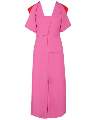 Bottega Veneta Jersey Draped Midi Dress