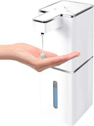 OEM Dispensador Autom&aacute;tico De Jab&oacute;n Espumoso, Sin Contacto, 380 Ml/12,8 Oz, Recargable, De Montaje En Pared, Bomba De Jab&oacute;n Espumoso Ajustable De 4 Veloci