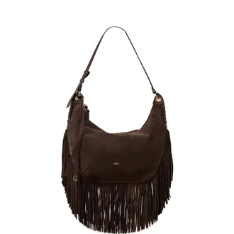 BA&SH Fringes Suede Tote Bag
