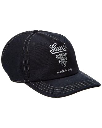 Gucci Printed Canvas Baseball Cap
