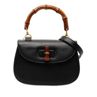 Gucci Pre-owned Gucci Small Grained Calfskin Bamboo Night Ladies U18MYW0547ORAPHT