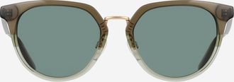 Cole Haan Mens Modern Elevated Round Sunglasses - Green