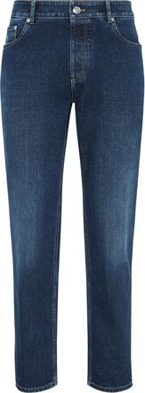 Brunello Cucinelli Traditional fit five-pocket trousers in Denim at Nordstrom, Size 52 It