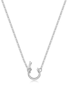 Lafonn Lucy Charm Enhancer Chain Necklace in Silver at Nordstrom, Size 20