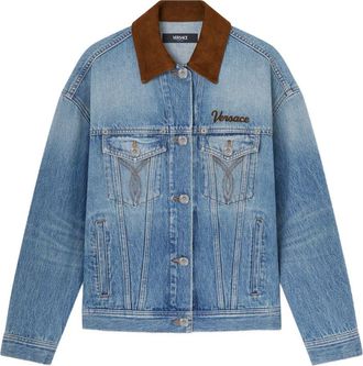 Versace Denim-Baumwolljacke