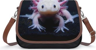 Generic Cute Newt Axolotl Crossbody Bags for Women Shoulder Messenger Bag Purse Handbags